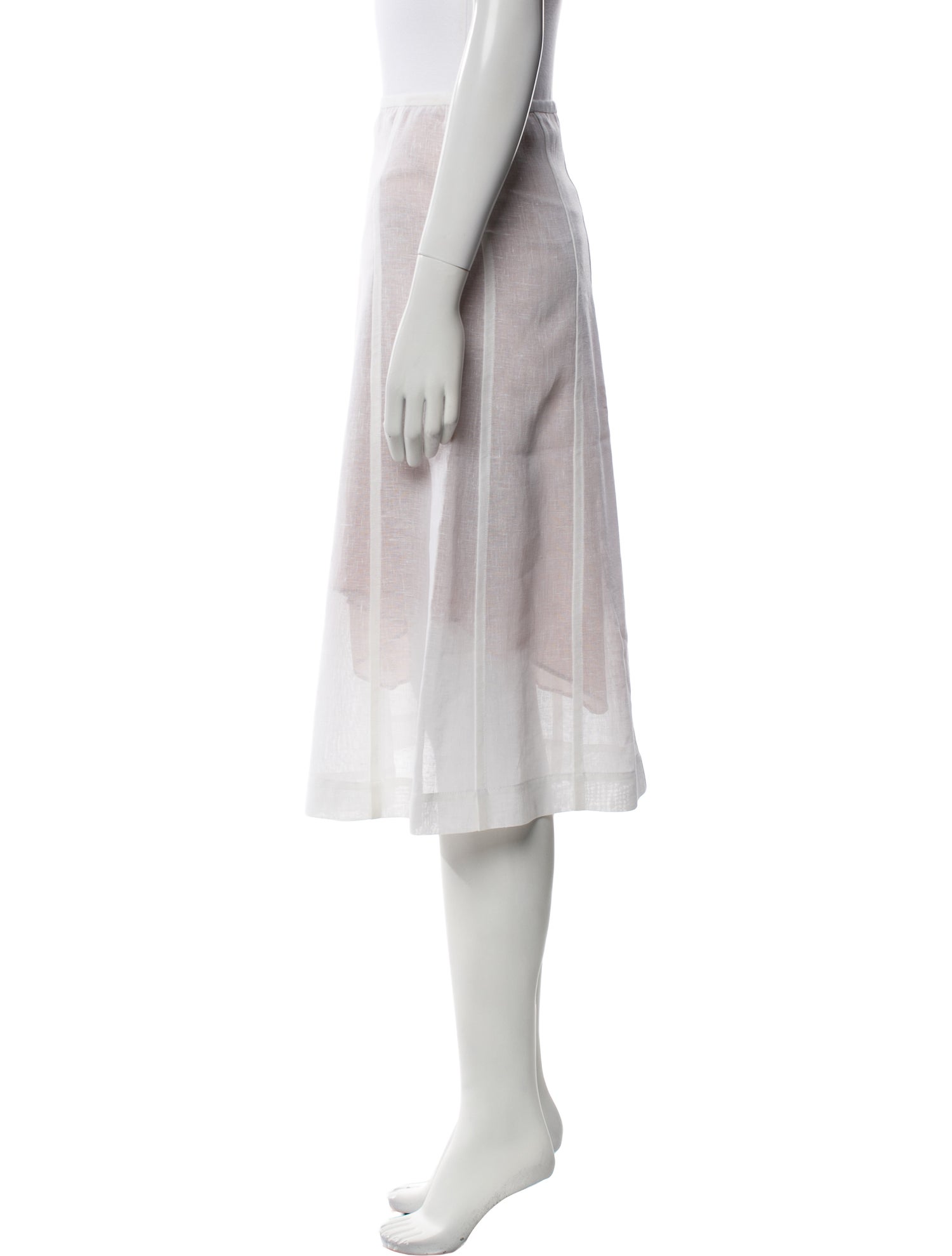 Michael Kors Collection Linen Knee-Length Skirt w/ Tags