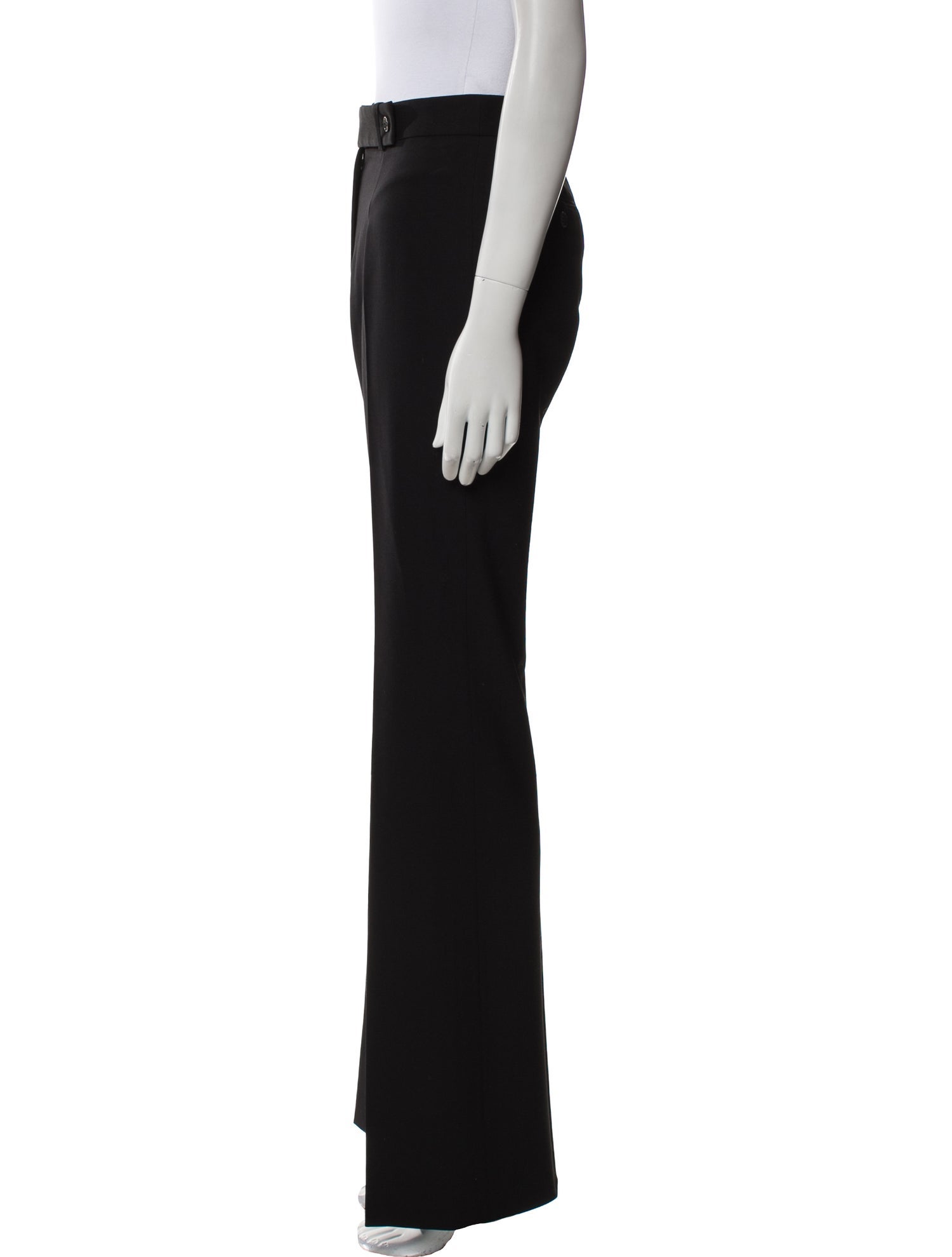 Michael Kors Collection Virgin Wool Wide Leg Pants