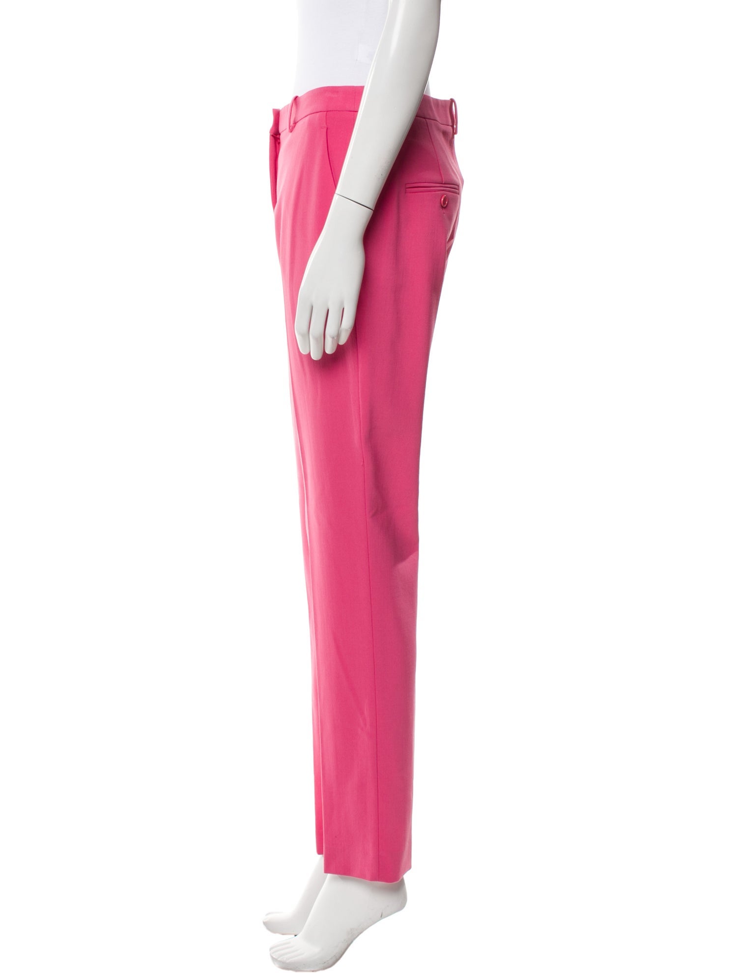 Michael Kors Collection Virgin Wool Straight Leg Pants