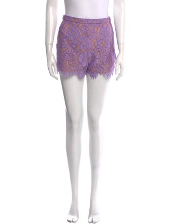 Michael Kors Collection Lace Pattern Mini Shorts