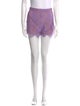 Michael Kors Collection Lace Pattern Mini Shorts