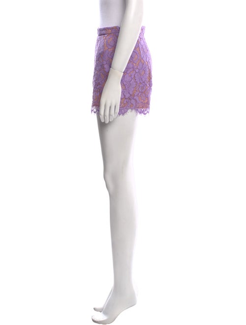 Michael Kors Collection Lace Pattern Mini Shorts