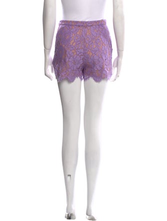 Michael Kors Collection Lace Pattern Mini Shorts