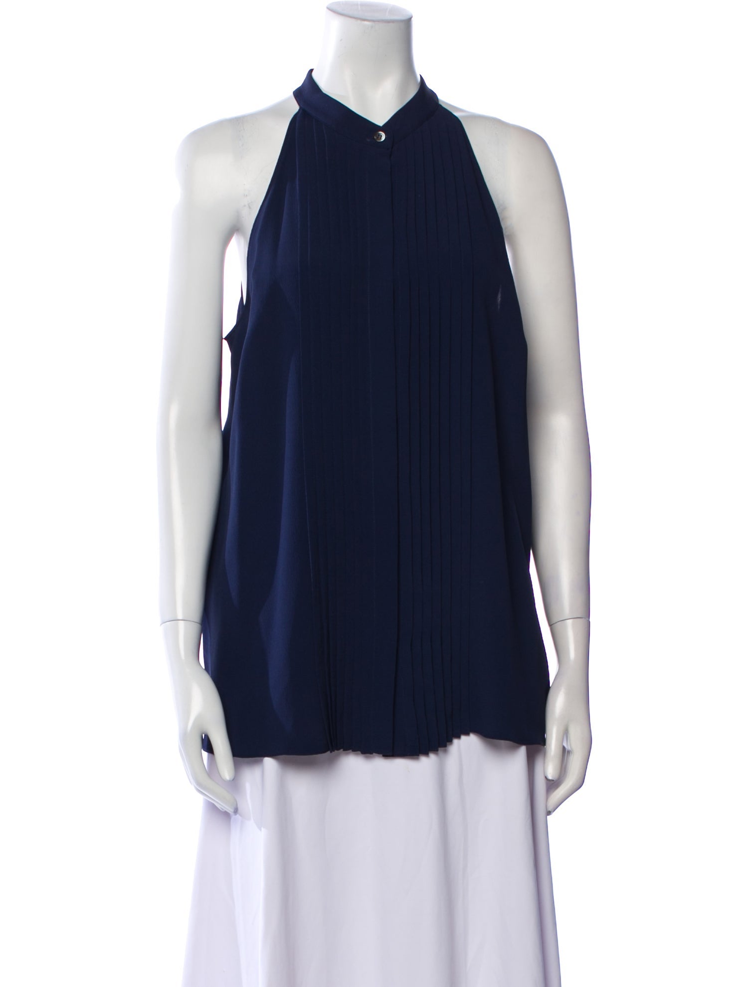 Michael Kors Collection Silk Halterneck Blouse w/ Tags