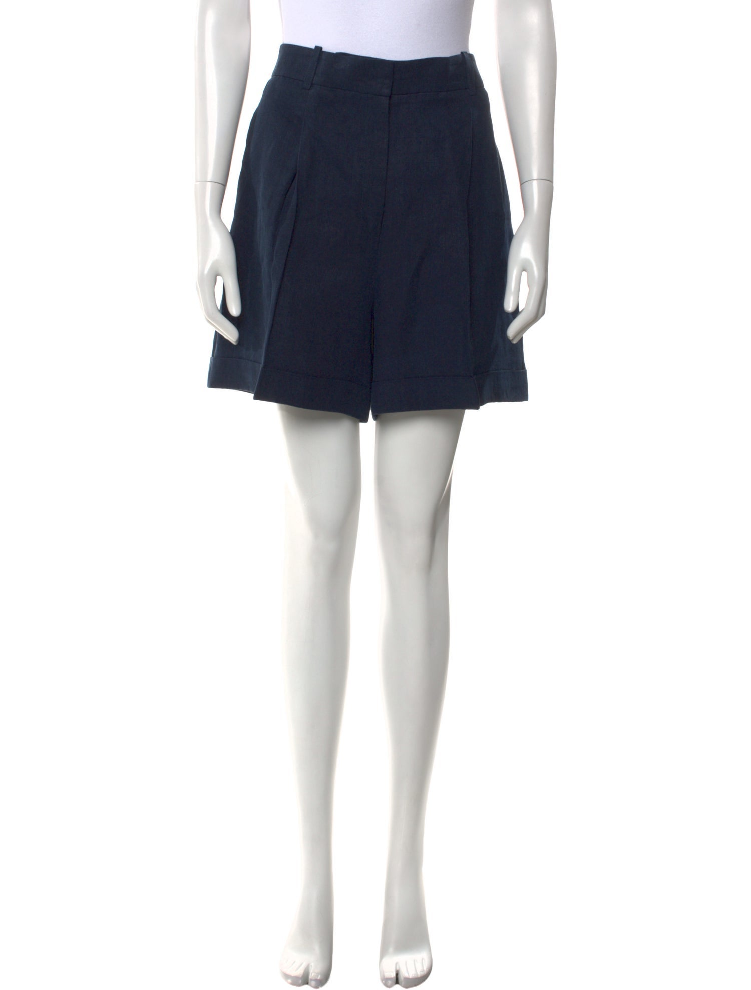 Michael Kors Collection Linen Mini Shorts