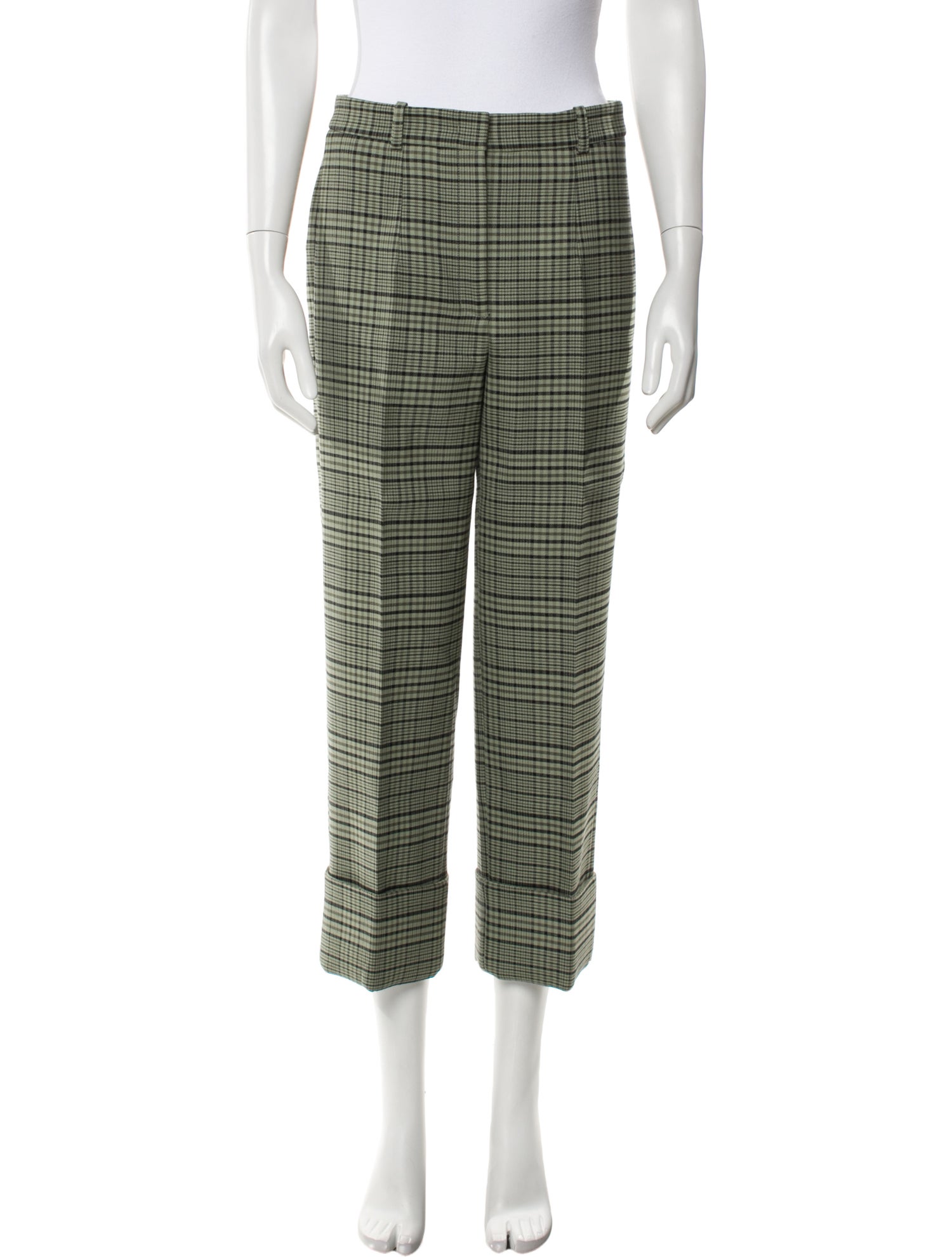 Michael Kors Collection Virgin Wool Wide Leg Pants