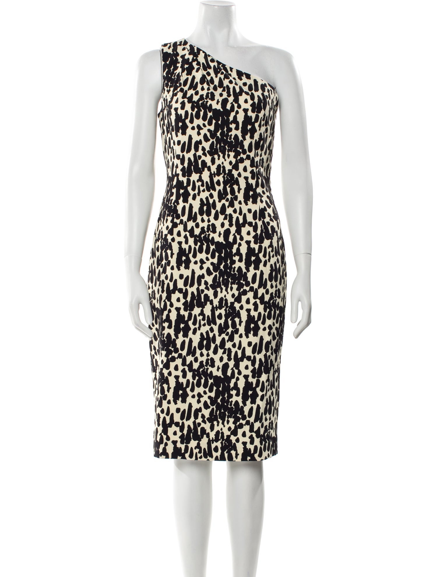 Michael Kors Collection Animal Print Knee-Length Dress