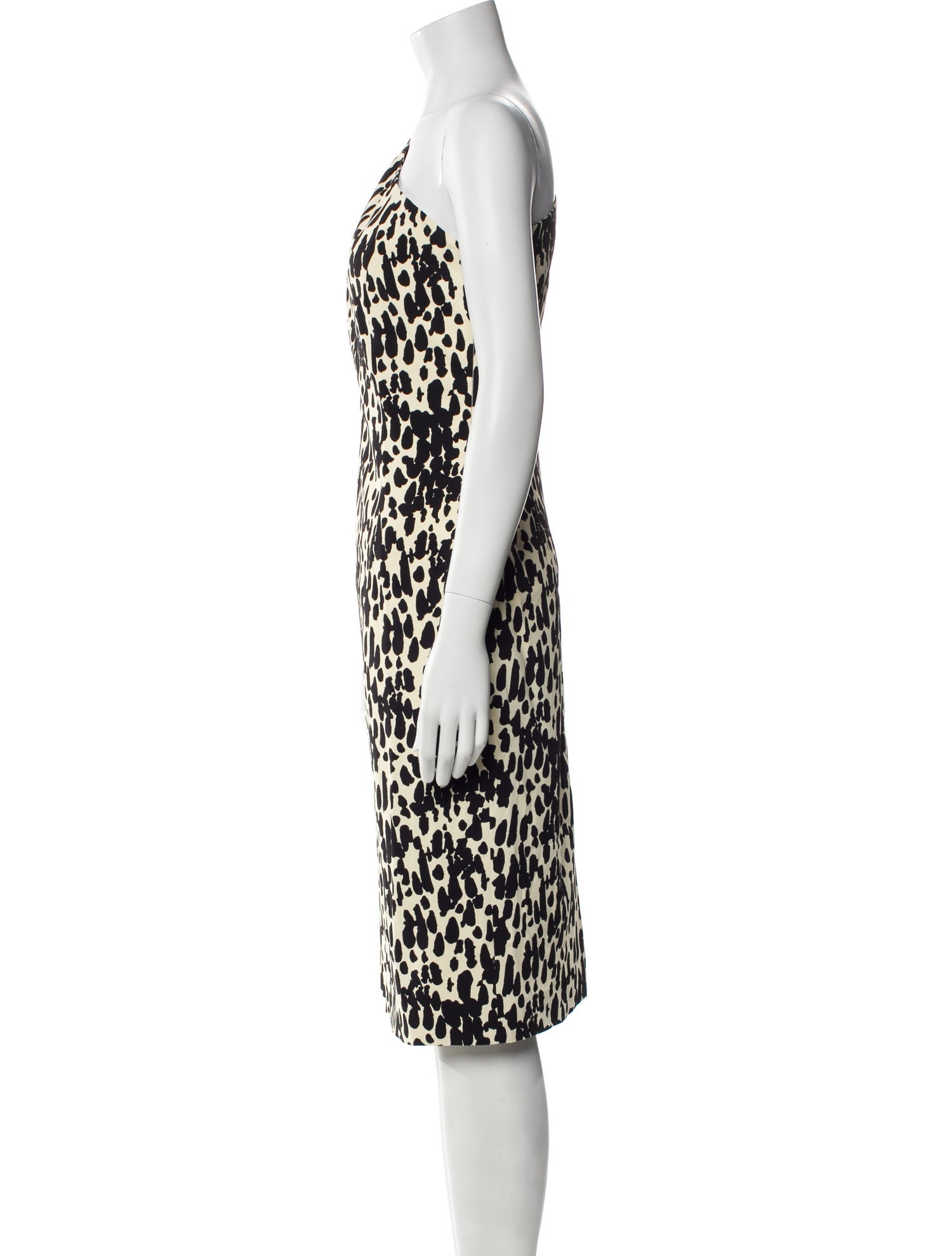 Michael Kors Collection Animal Print Knee-Length Dress