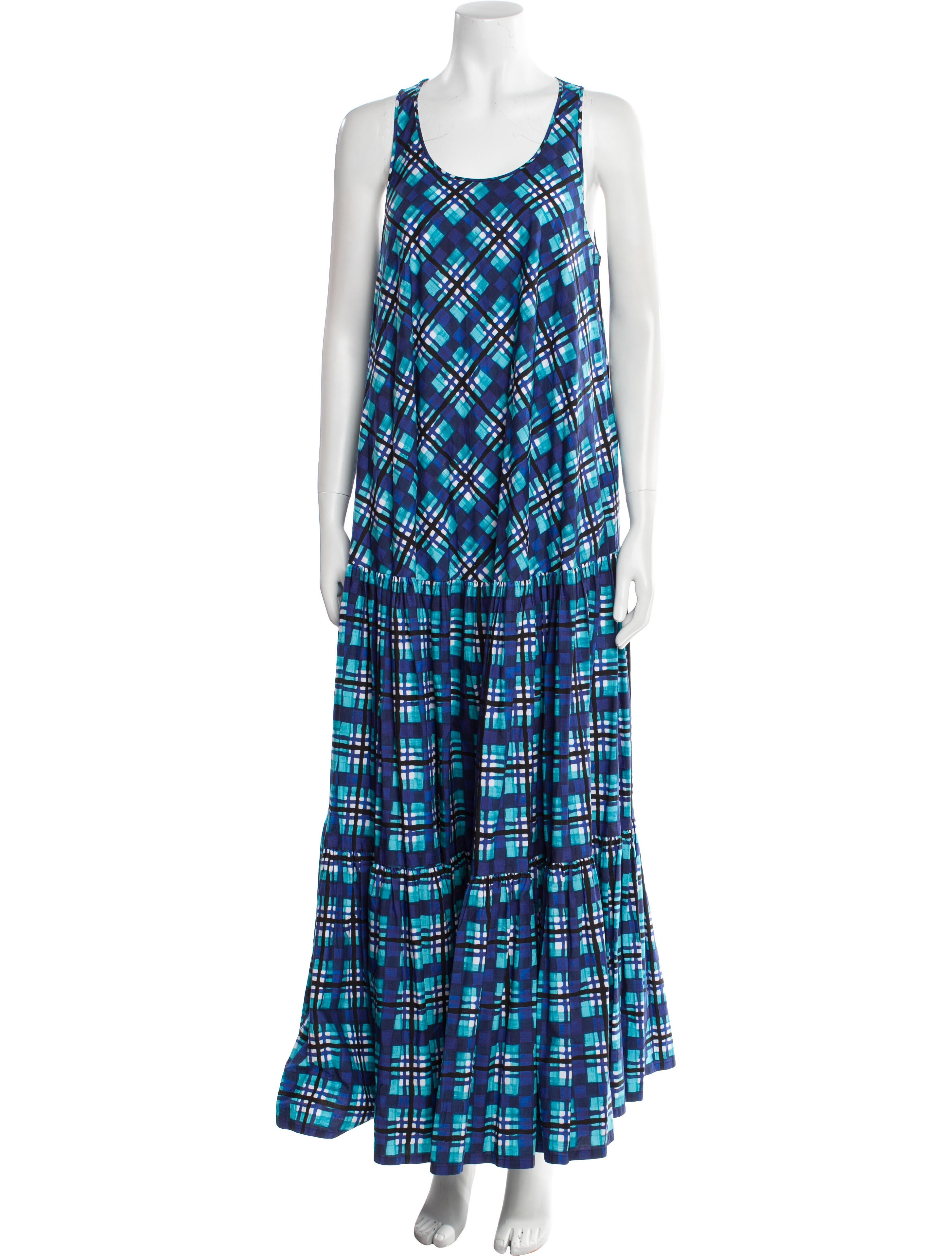 Michael Kors Collection Printed Long Dress