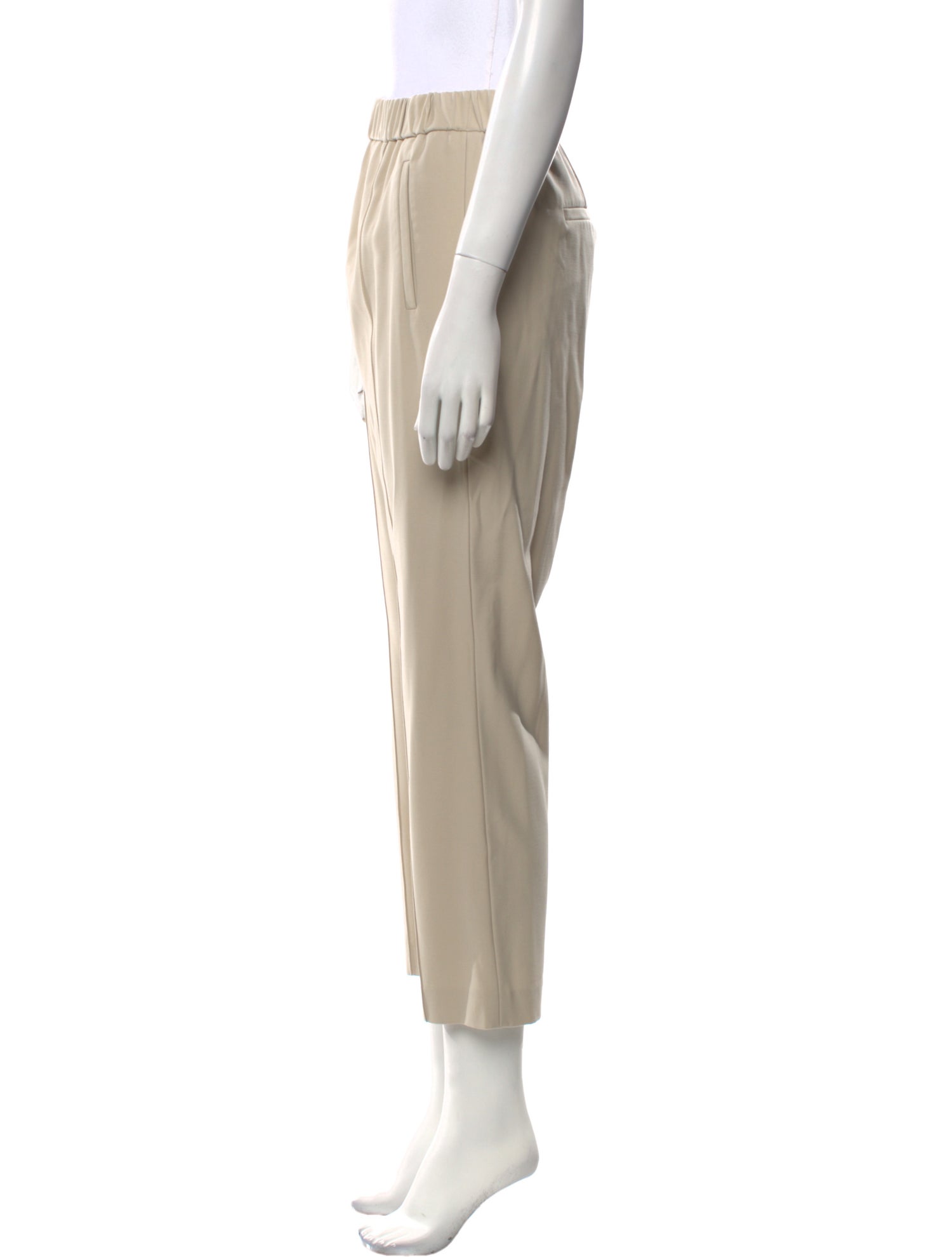 Michael Kors Collection Virgin Wool Straight Leg Pants