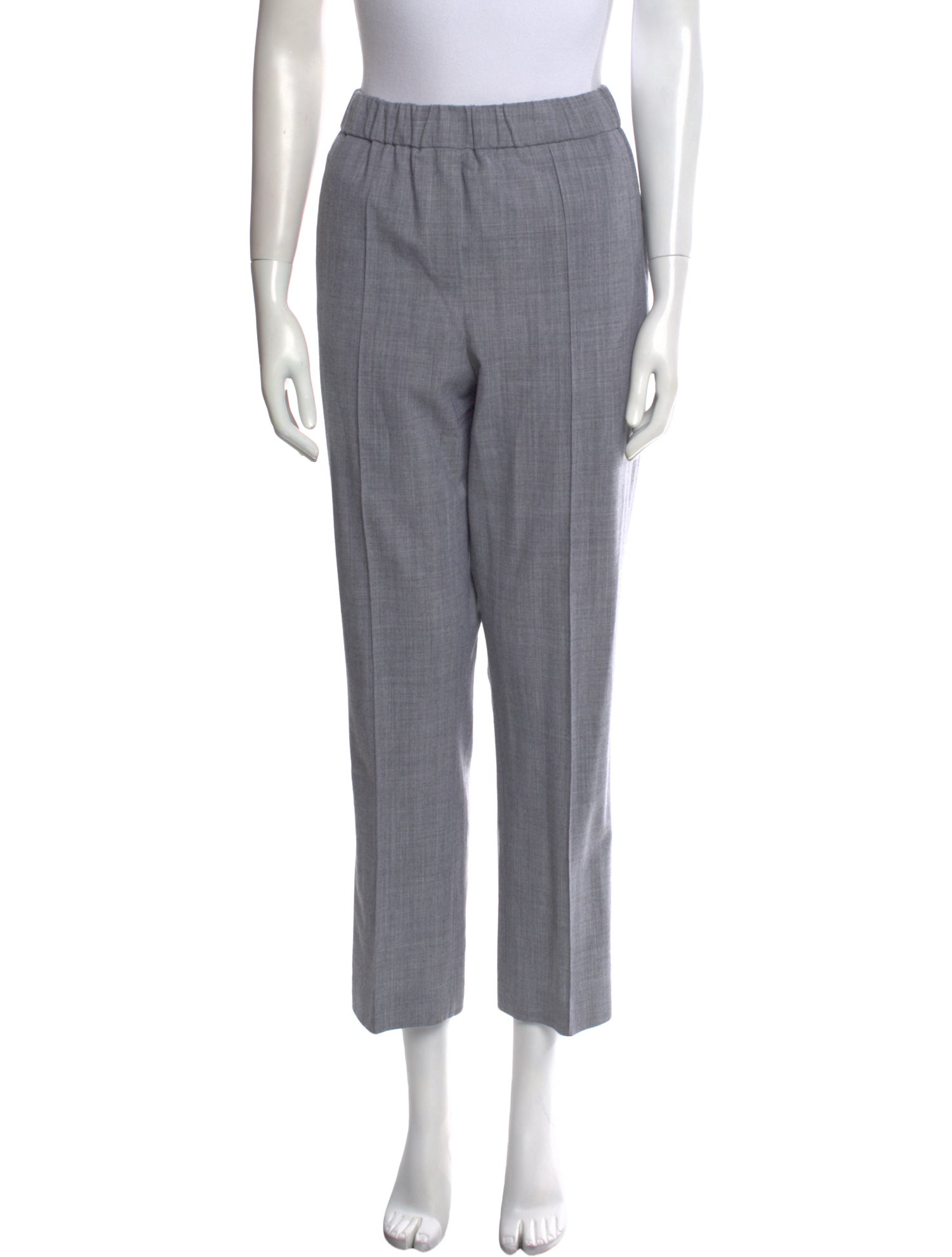 Michael Kors Collection Virgin Wool Straight Leg Pants