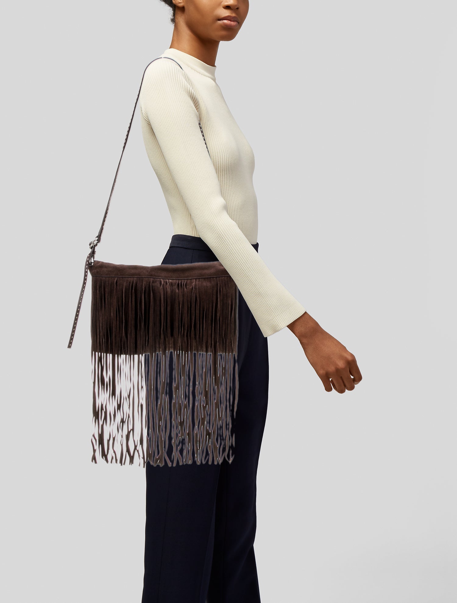 Michael Kors Collection Suede Evening Bag