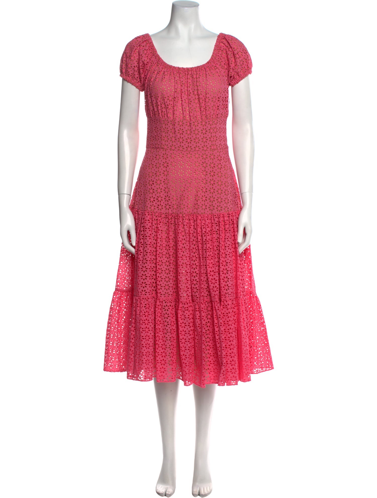 Michael Kors Collection Printed Midi Length Dress