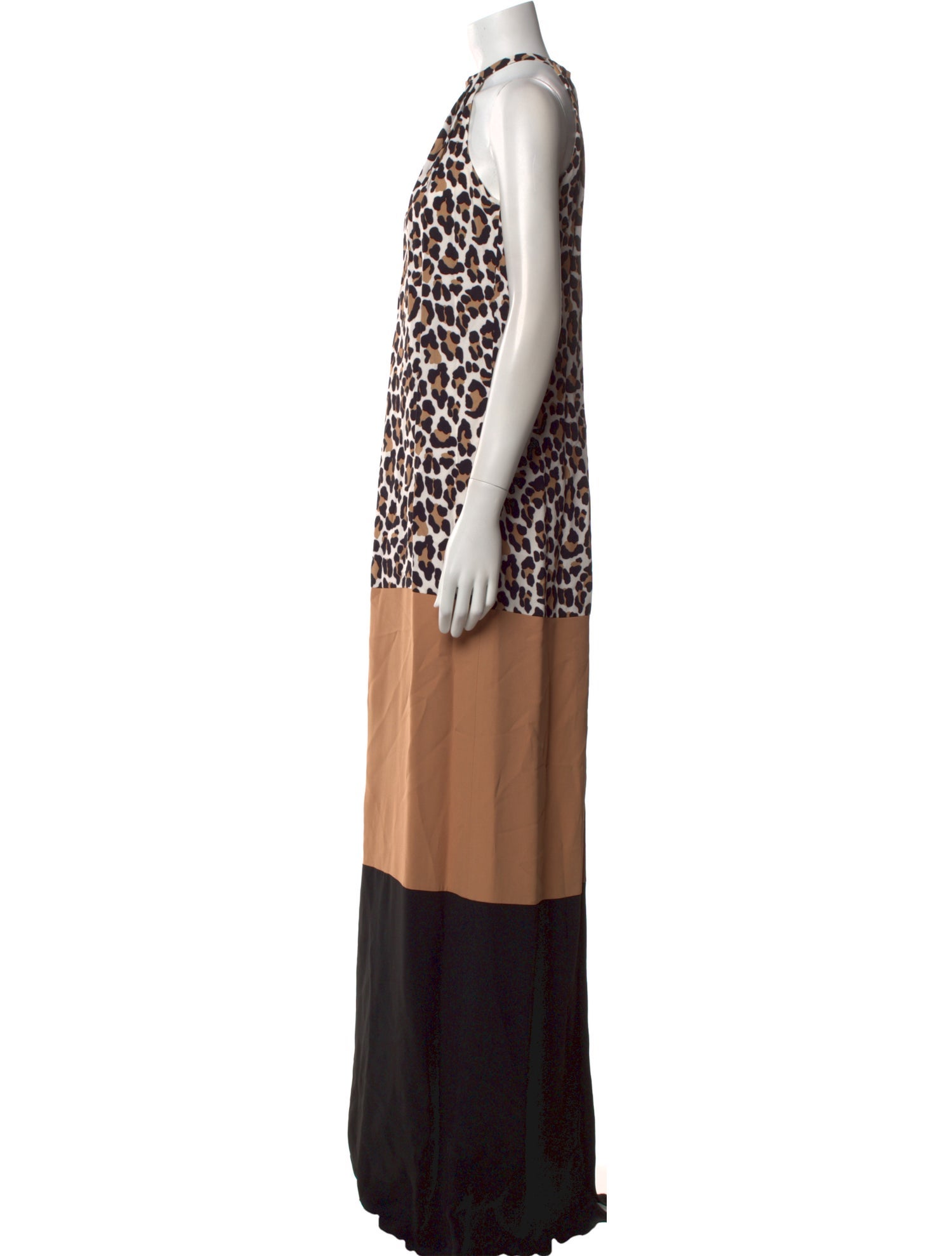 Michael Kors Animal Print Long Dress