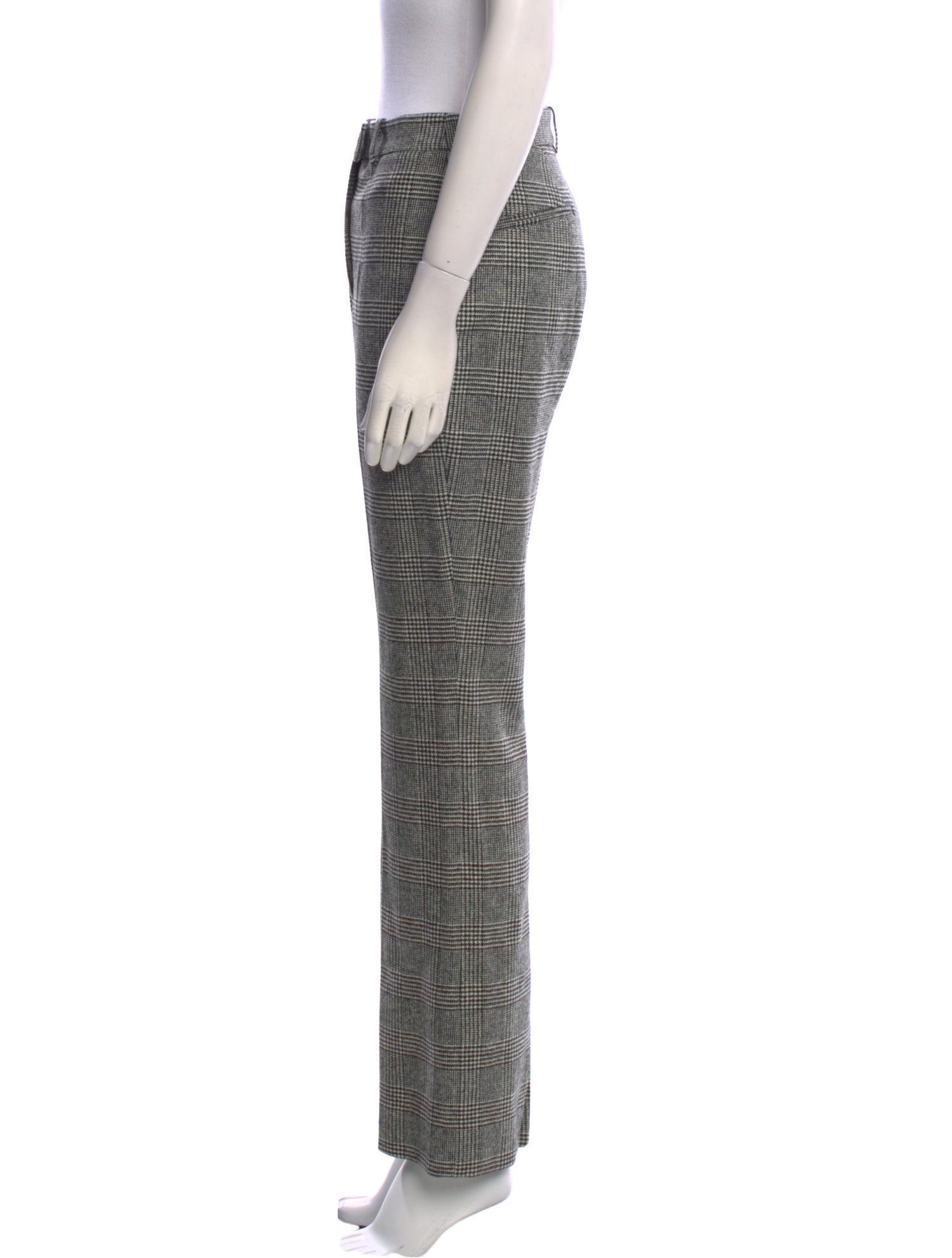 Michael Kors Collection Virgin Wool Wide Leg Pants