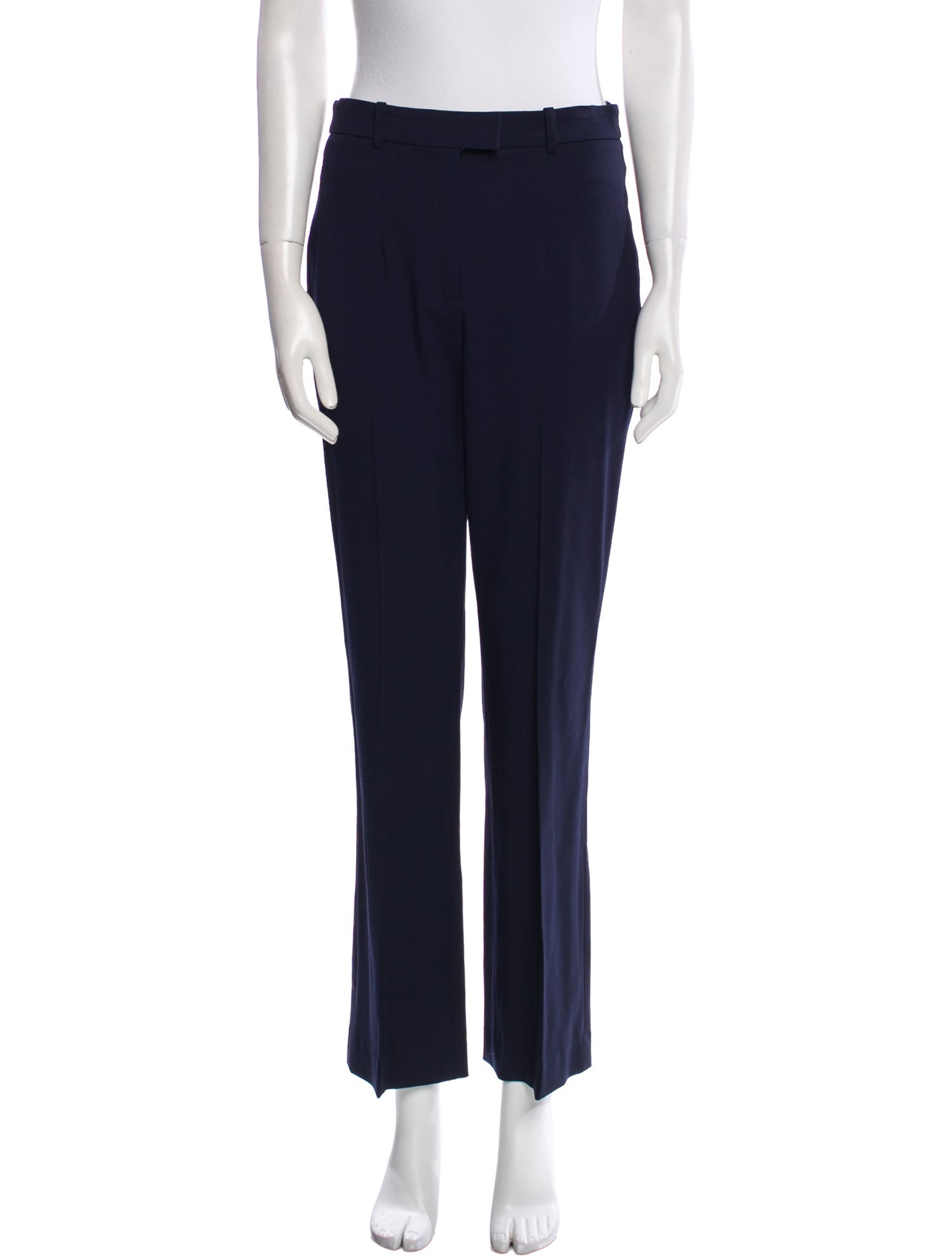 Michael Kors Collection Virgin Wool Straight Leg Pants