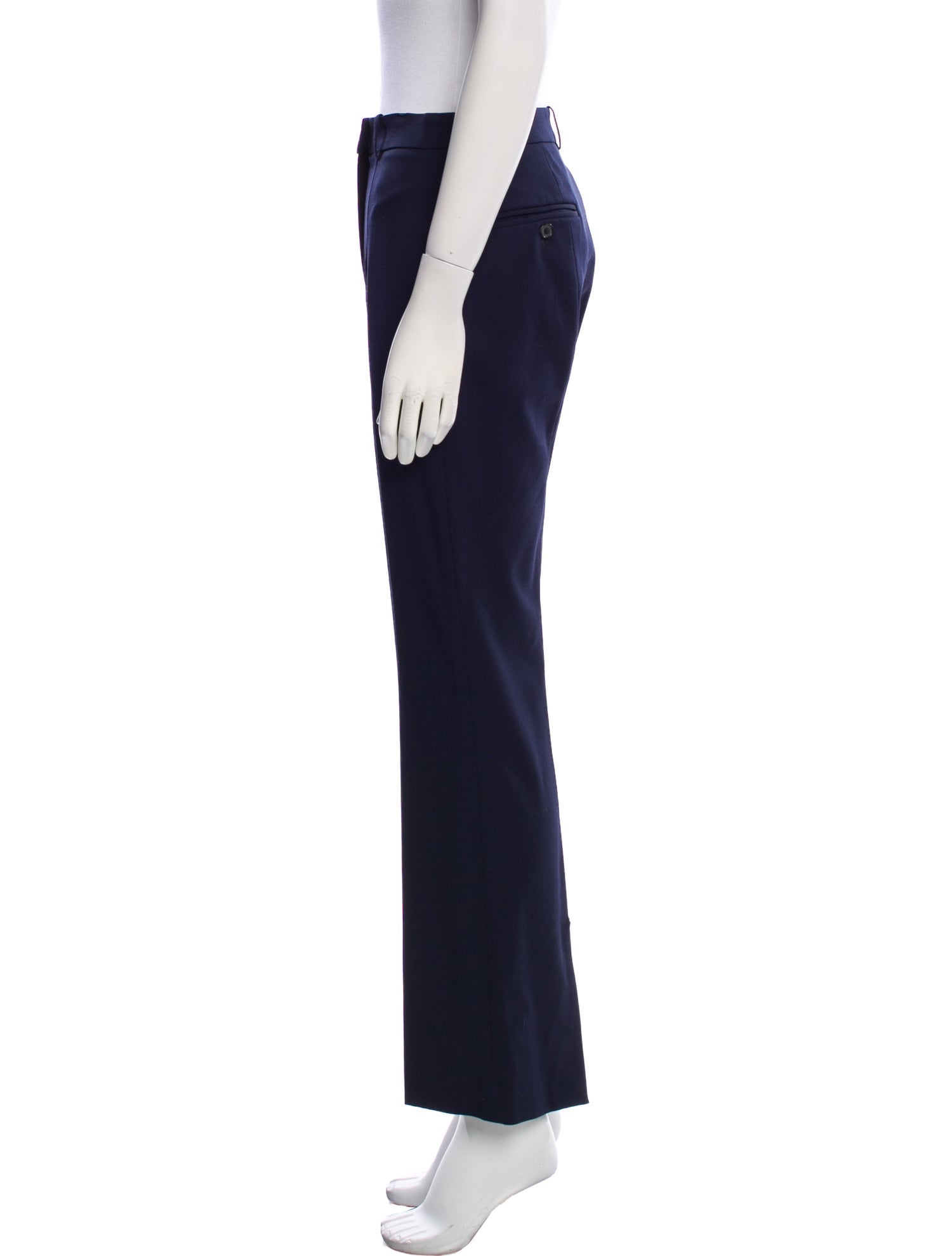 Michael Kors Collection Virgin Wool Straight Leg Pants