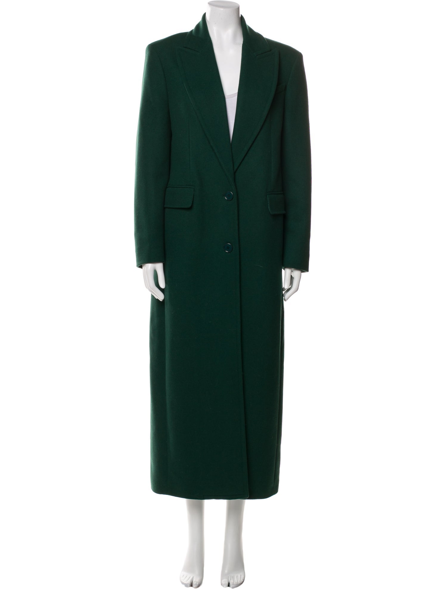 Michael Kors Collection Wool Peacoat