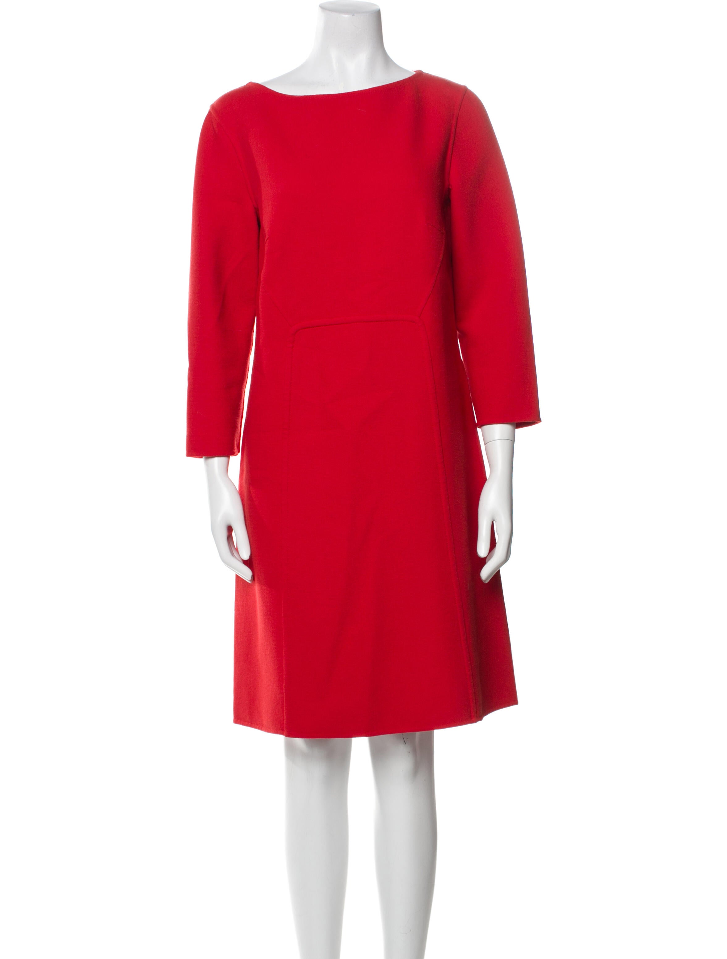 Michael Kors Collection Virgin Wool Knee-Length Dress