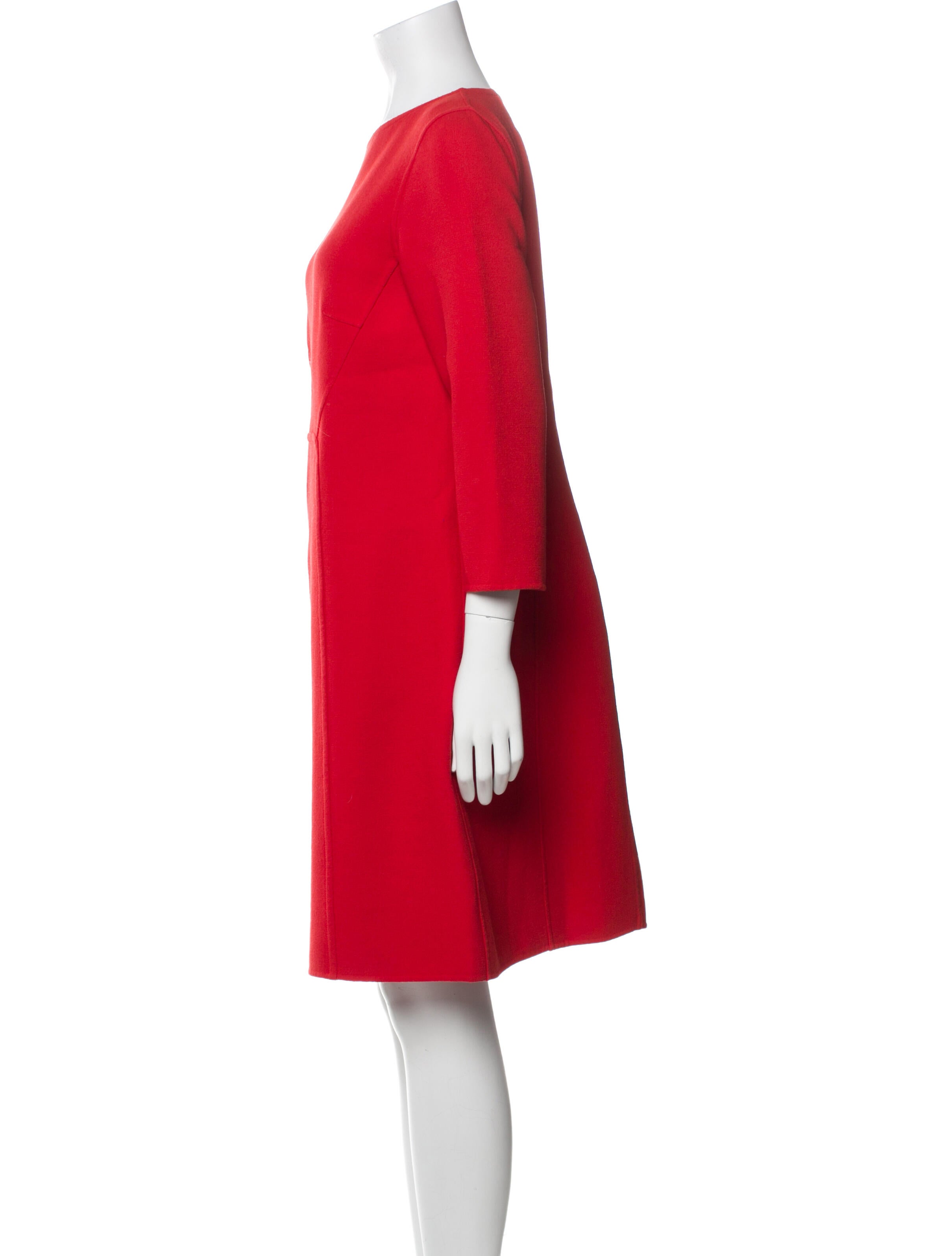 Michael Kors Collection Virgin Wool Knee-Length Dress