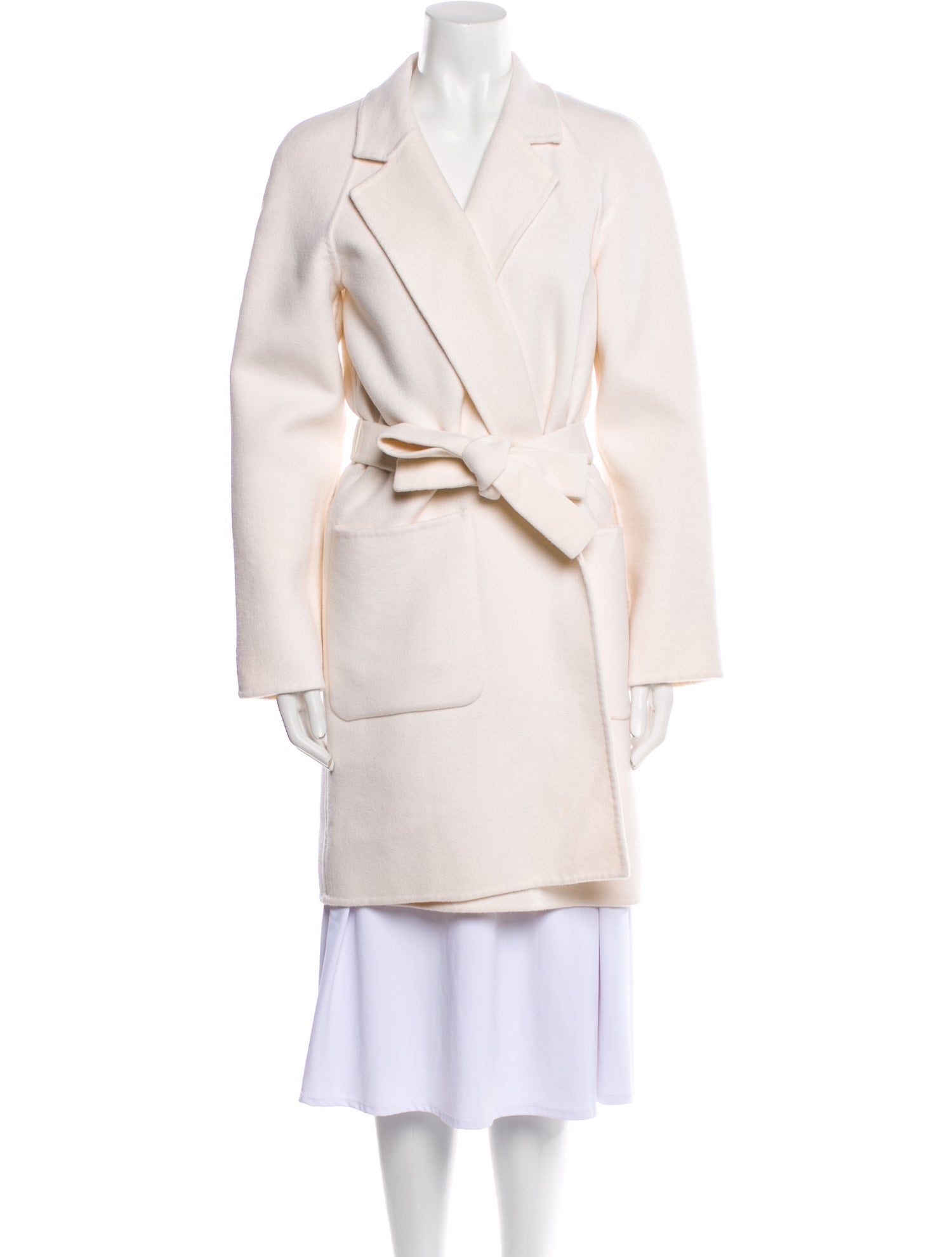 Michael Kors Collection Virgin Wool Trench Coat