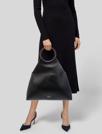 Michael Kors Collection Leather Top Handle Bag