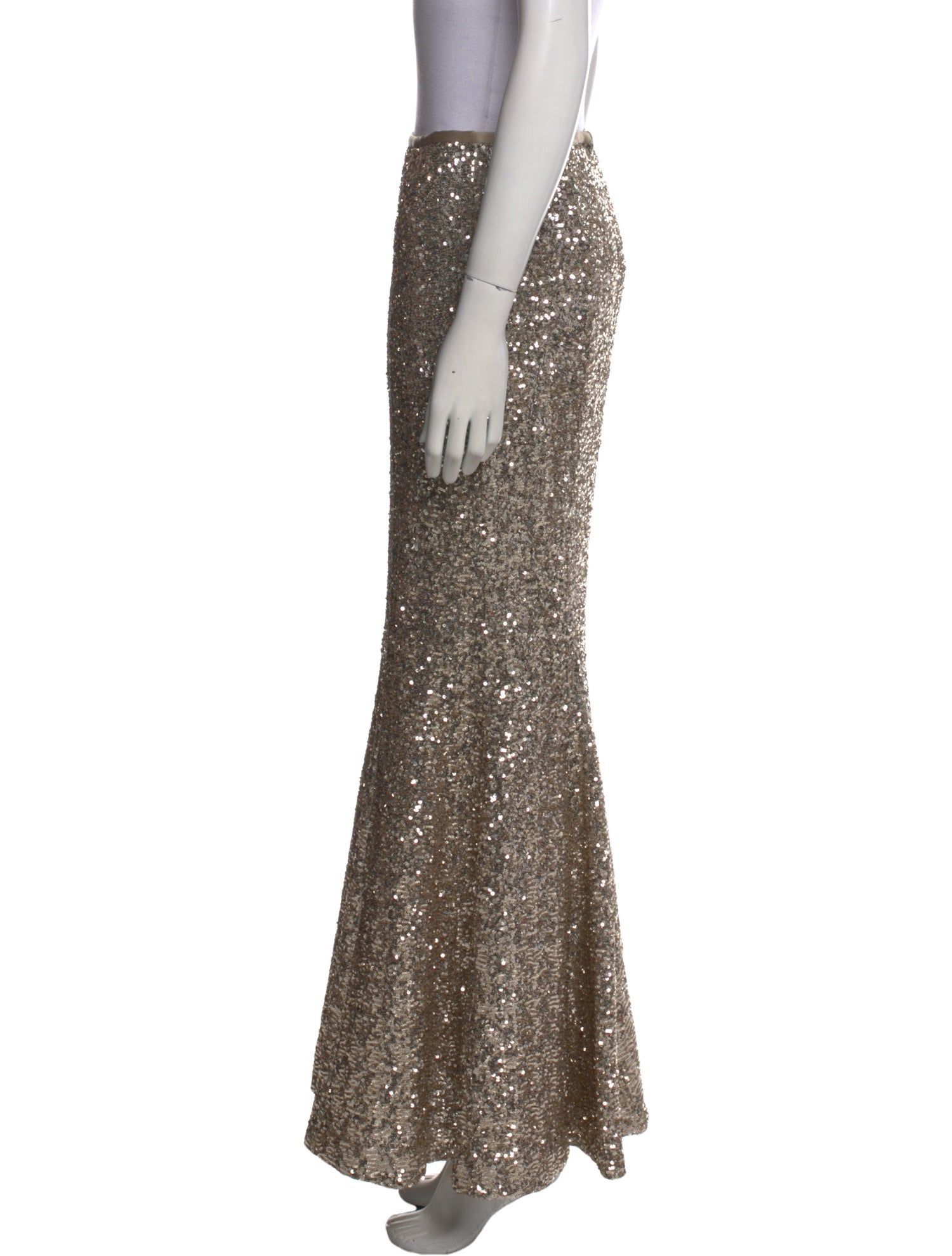 Michael Kors Collection Sequin Embellishments Long Skirt
