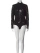 Michael Kors Collection Mock Neck Long Sleeve Bodysuit