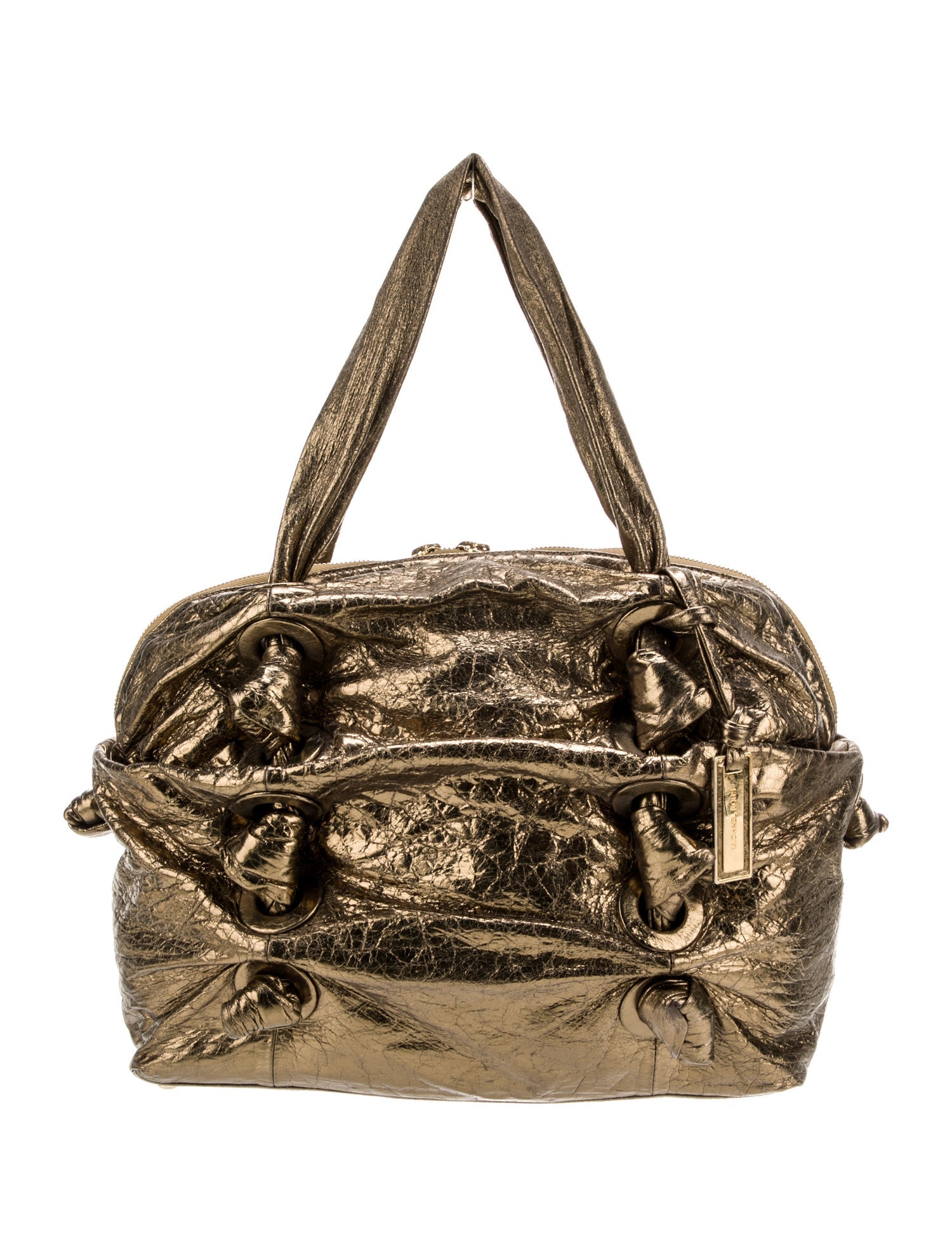 Michael Kors Collection Leather Top Handle Bag