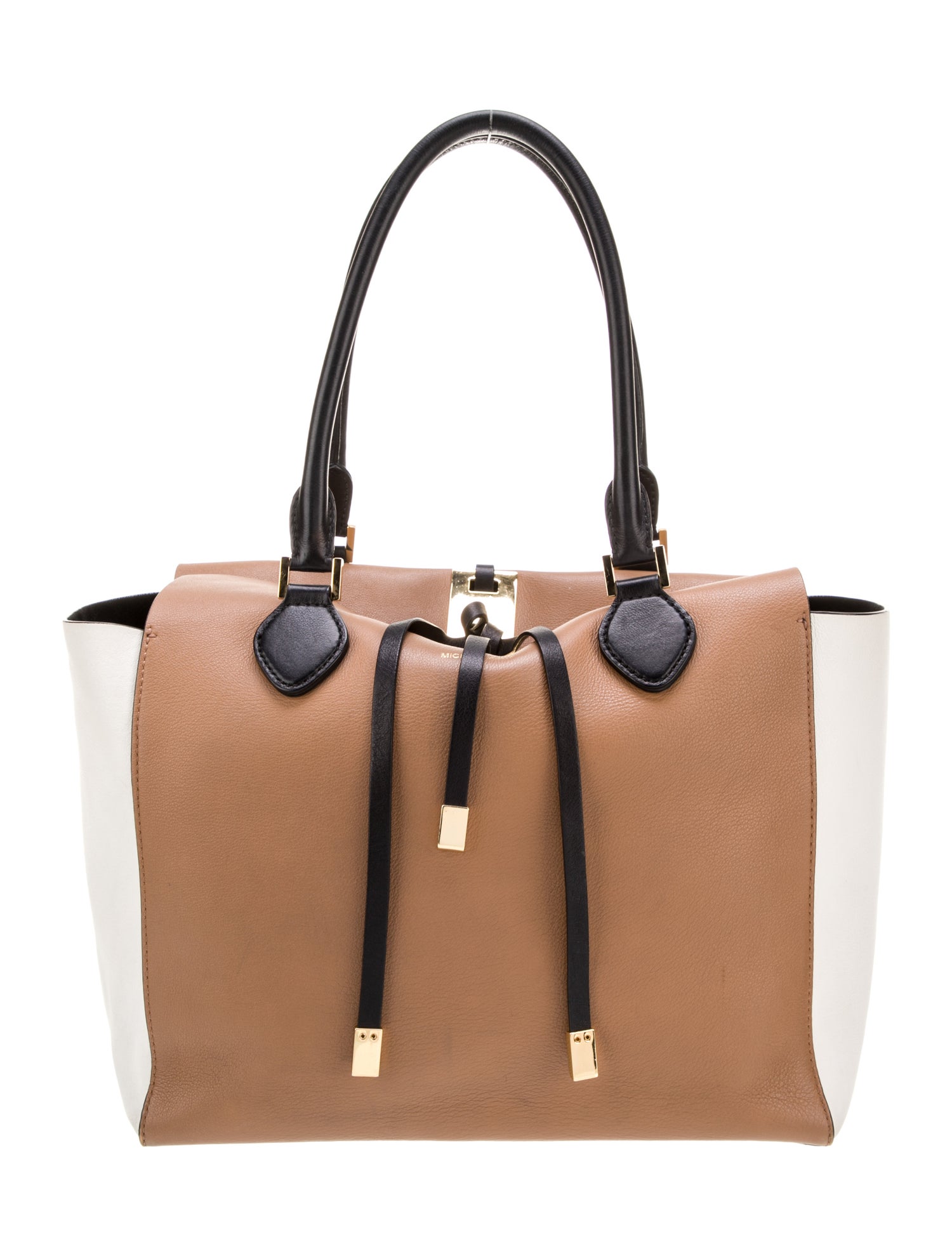 Michael Kors Collection Leather Top Handle Bag