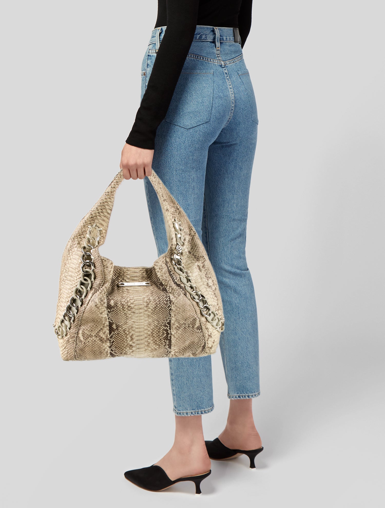 Michael Kors Collection Python Hobo
