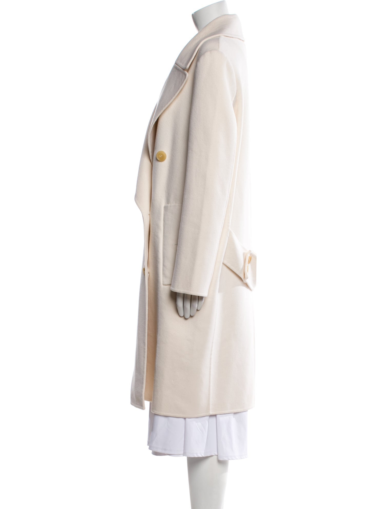 Michael Kors Collection Virgin Wool Trench Coat