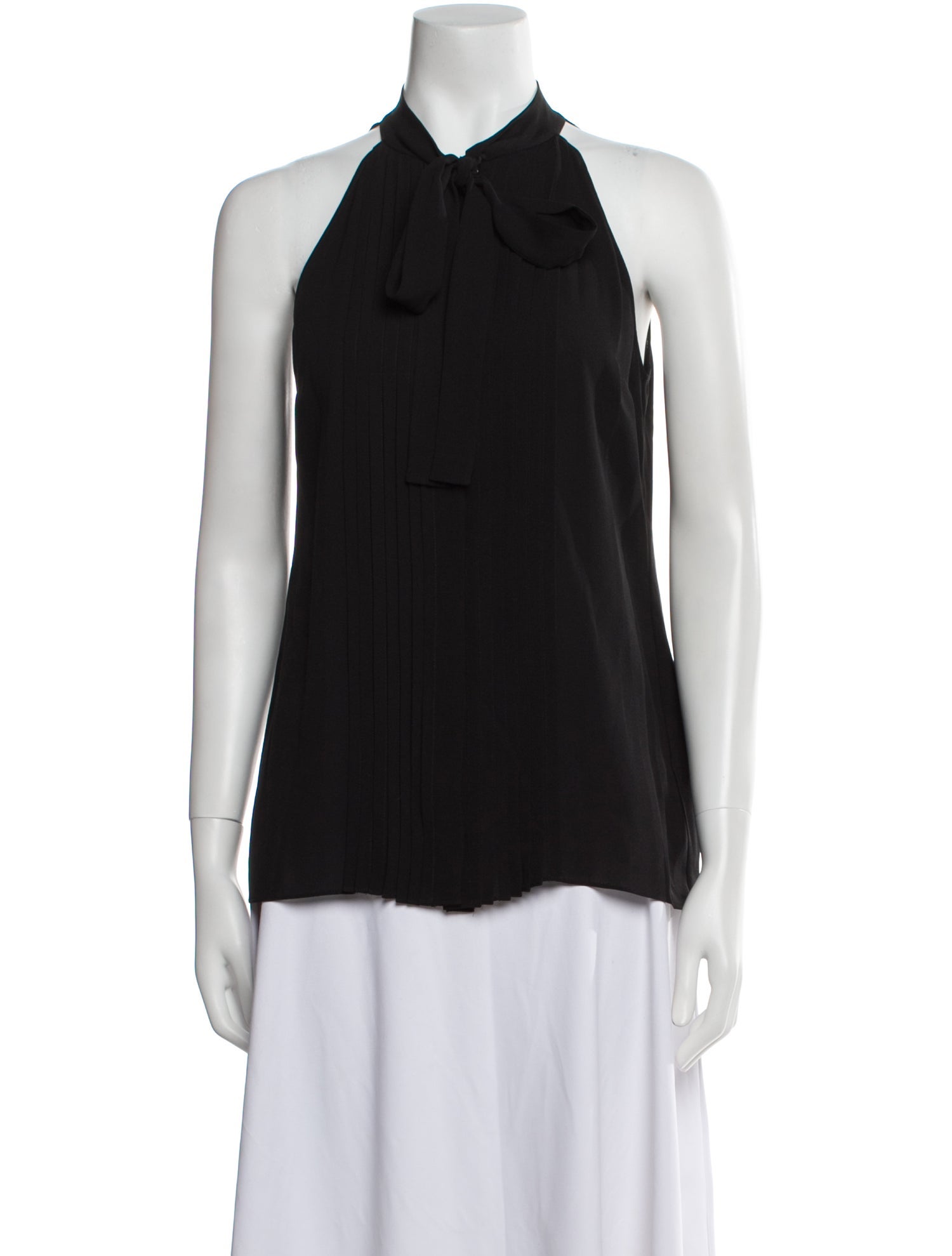 Michael Kors Collection Silk Halterneck Blouse