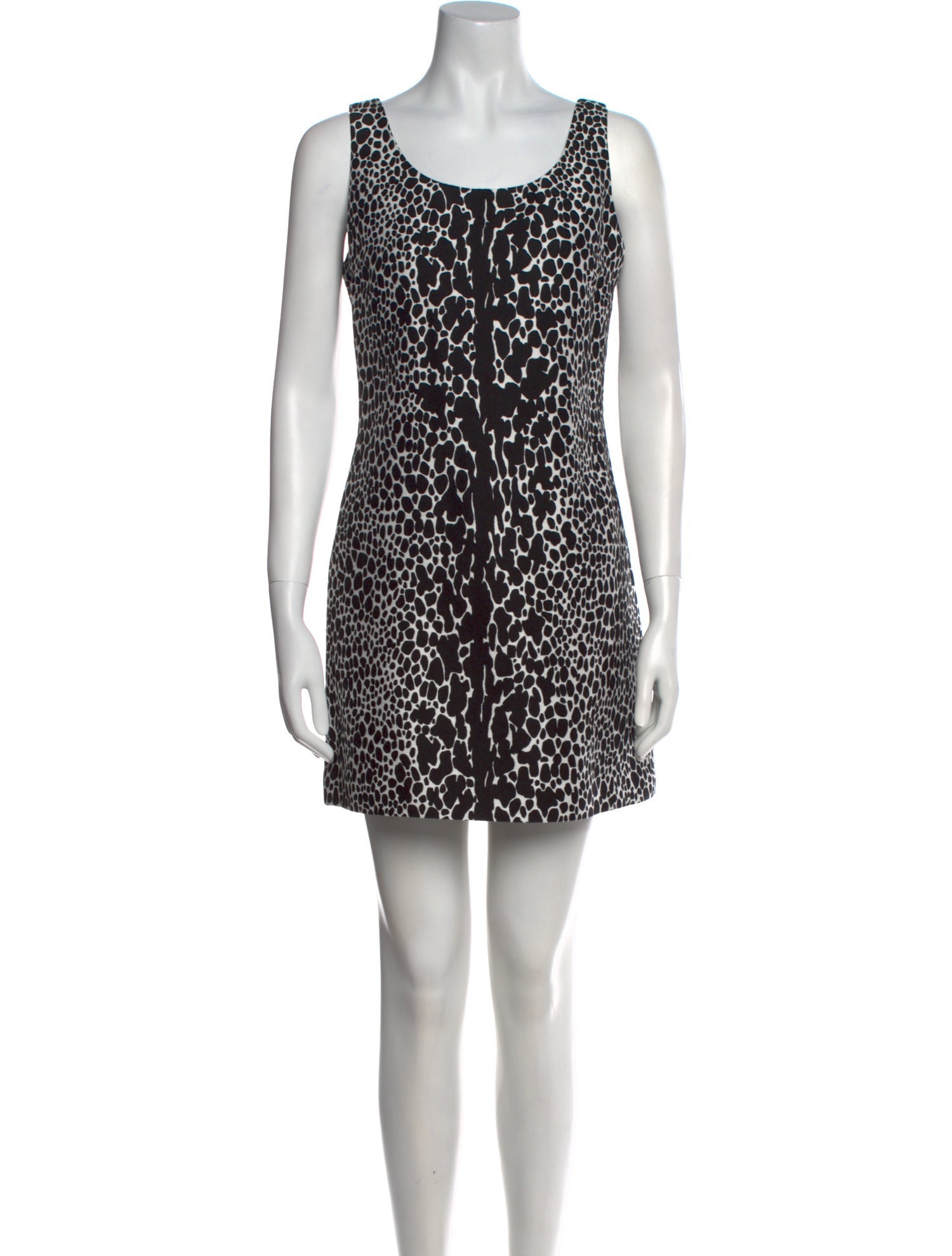 Michael Kors Collection Animal Print Mini Dress