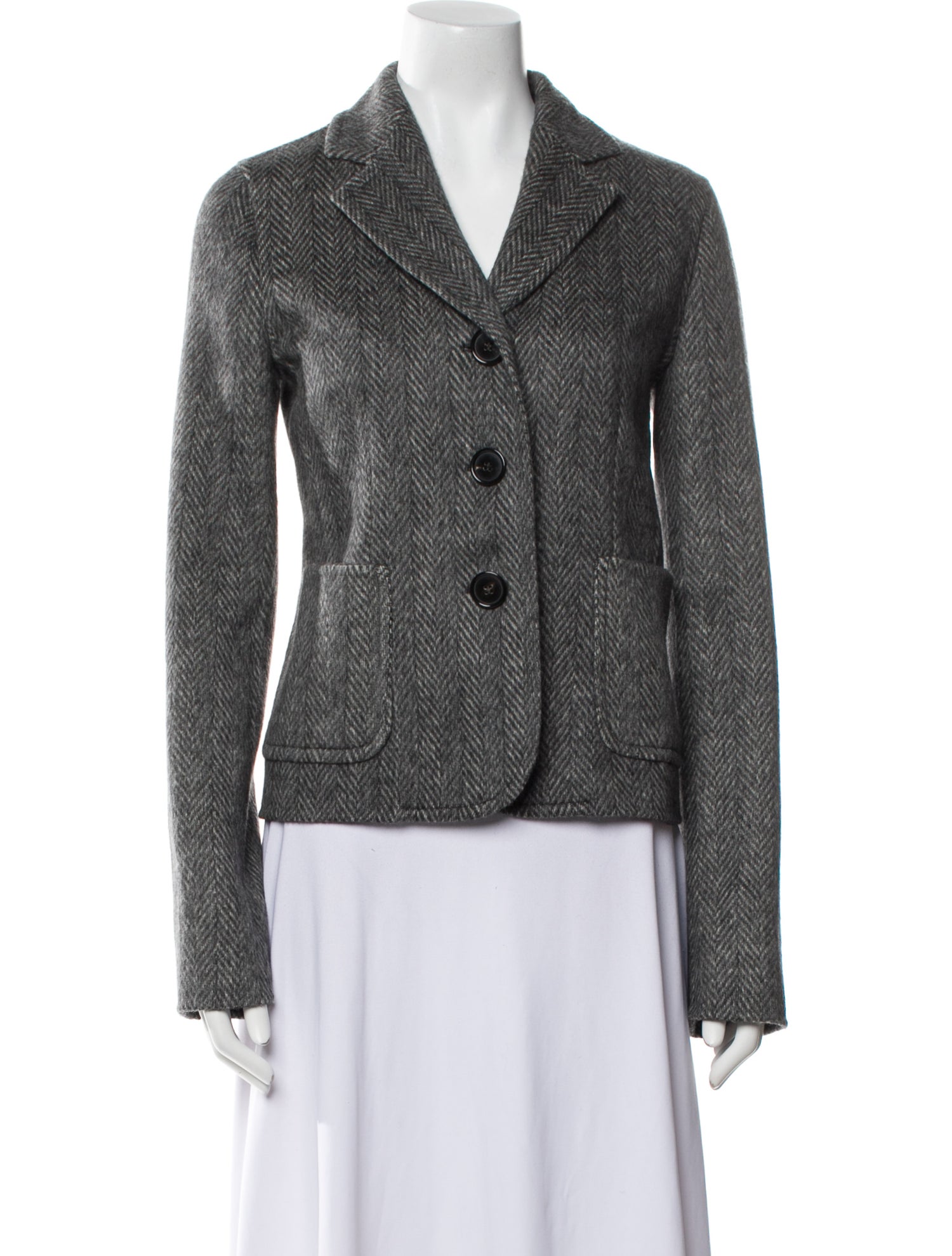 Michael Kors Collection Virgin Wool Printed Blazer w/ Tags