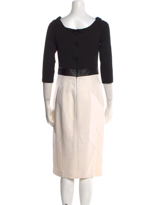 Michael Kors Collection Virgin Wool Midi Length Dress