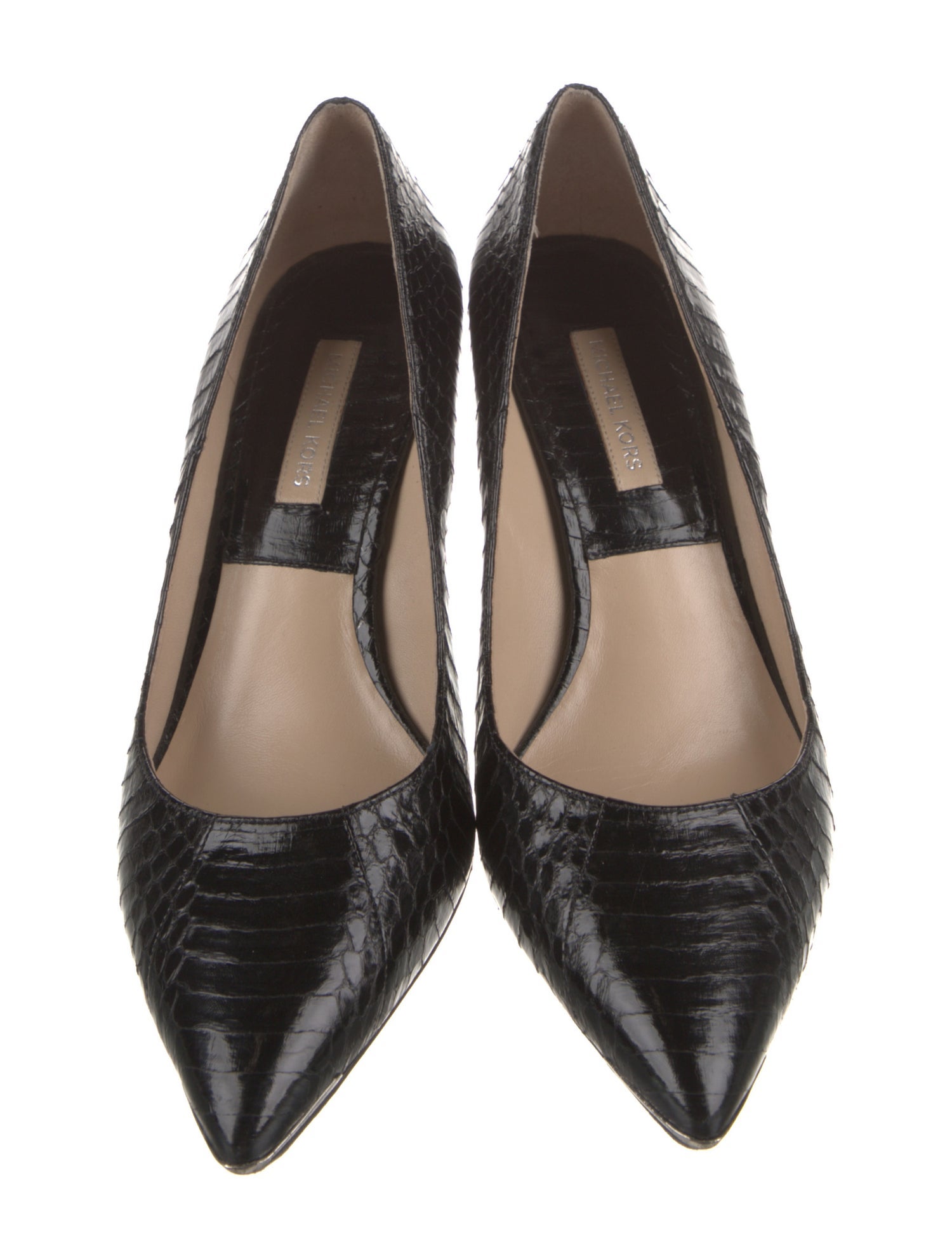 Michael Kors Snakeskin Pumps