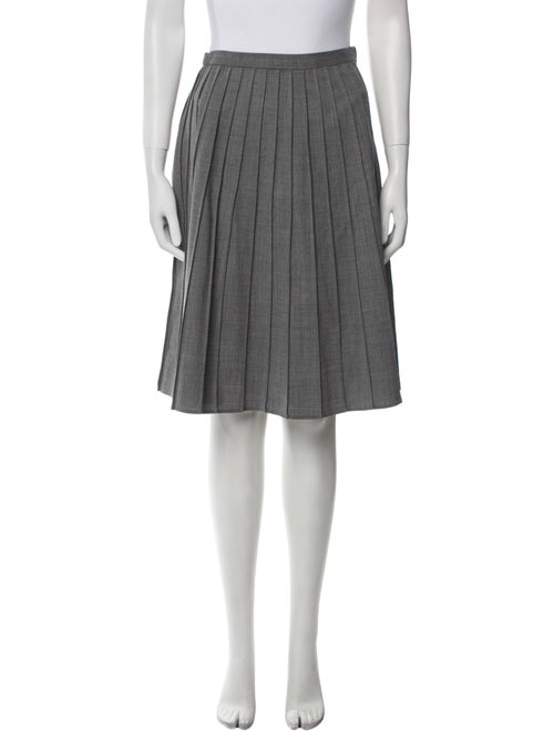 Michael Kors Collection Pleated Accents Knee-Length Skirt