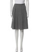 Michael Kors Collection Pleated Accents Knee-Length Skirt