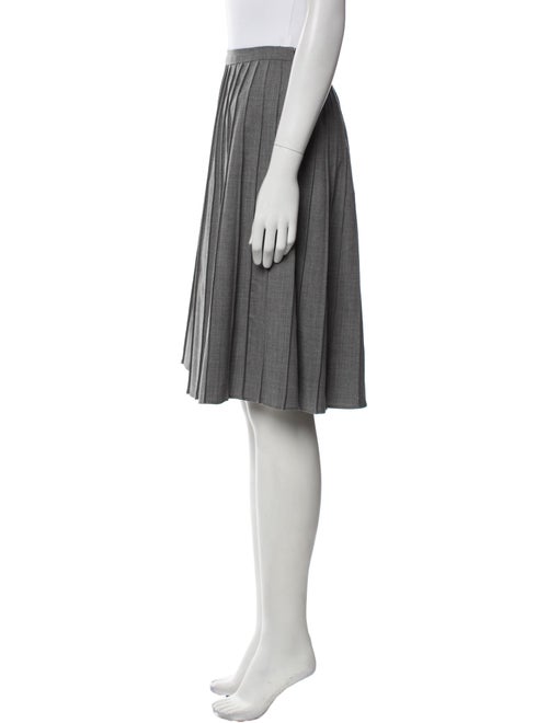 Michael Kors Collection Pleated Accents Knee-Length Skirt