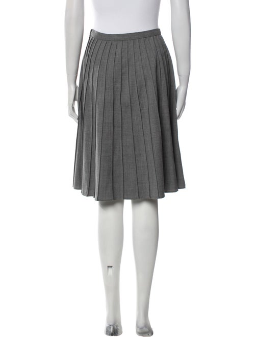 Michael Kors Collection Pleated Accents Knee-Length Skirt
