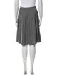 Michael Kors Collection Pleated Accents Knee-Length Skirt