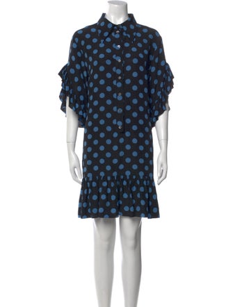 Michael Kors Collection Silk Mini Dress