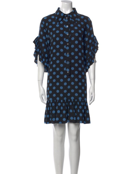 Michael Kors Collection Silk Mini Dress