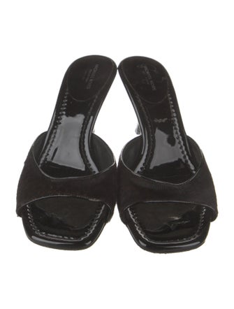 Michael Kors Collection Ponyhair Slides