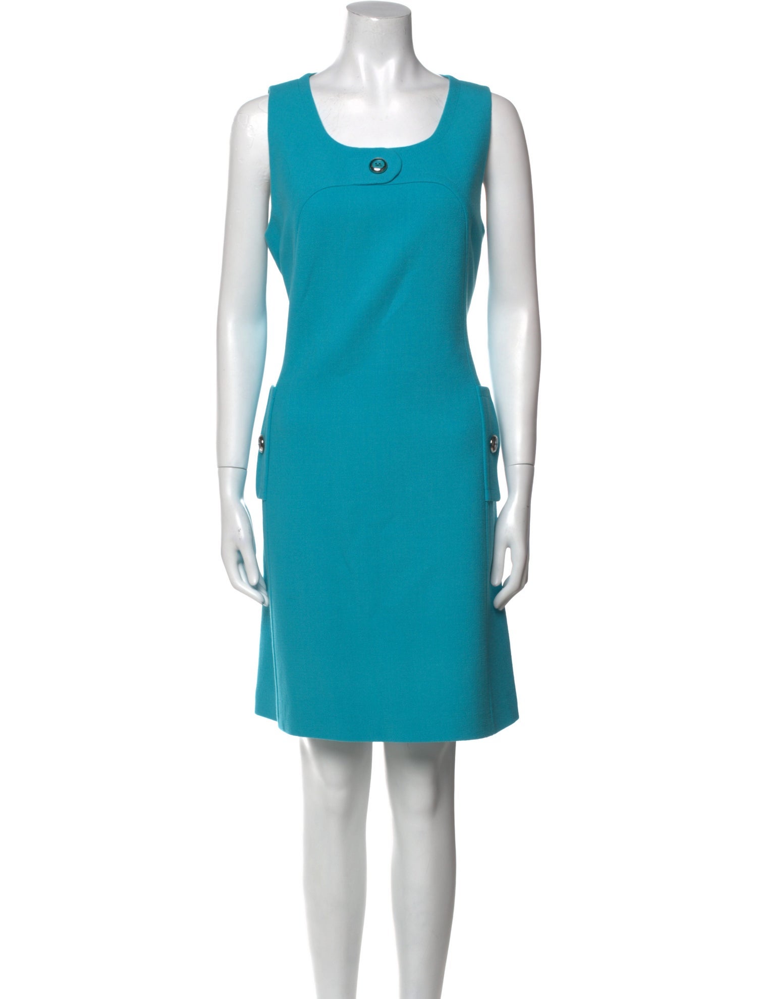 Michael Kors Collection Virgin Wool Mini Dress