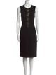 Michael Kors Collection Virgin Wool Knee-Length Dress