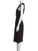 Michael Kors Collection Virgin Wool Knee-Length Dress