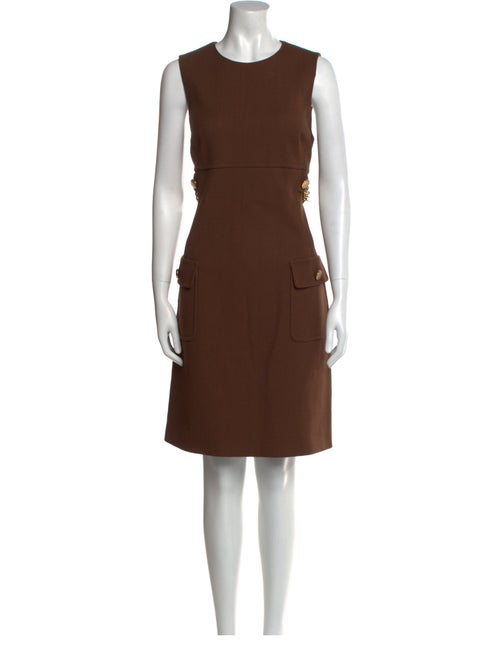 Michael Kors Collection Crew Neck Knee-Length Dress