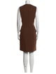 Michael Kors Collection Crew Neck Knee-Length Dress